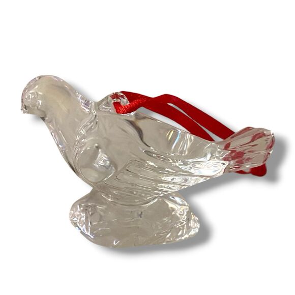 WATERFORD CRYSTAL 1996 12 DAYS OF CHRISTMAS TURTLE DOVE ORNAMENT MIB Collectible - Picture 5 of 7